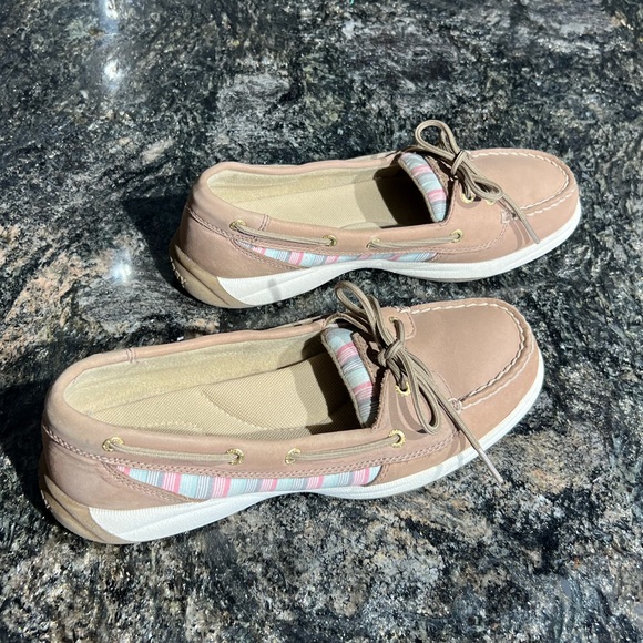 Sperry Top Sider Womens Boat Shoes Tan 